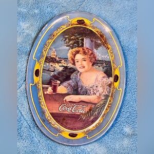 Estate, Vintage Coca Cola Classic Tip / Change tray…Titled “Exhibition Girl”